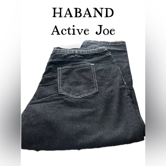 HABAND ACTIVE JOGGERS MEN’S DRAWSTRING WAIST PANTS IN 3X - Picture 5 of 13